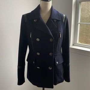 Michael Michael kors navy wool peacoat